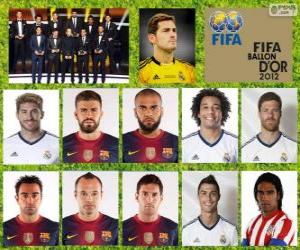 пазл FIFA / FIFPro World XI 2012